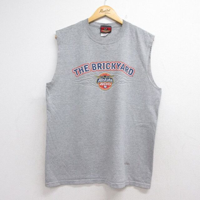 90s ノースリーブTシャツ THE BRICKYARD グレー メンズL相当 | 古着