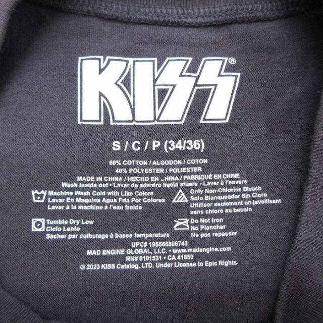古着通販 L☆古着 ノースリーブ ロック バンド Tシャツ メンズ KISS