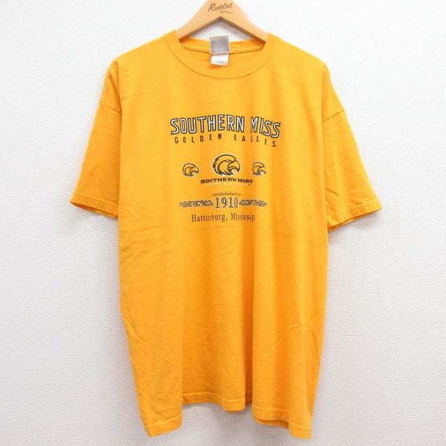 00s 半袖Tシャツ サザンミスゴールデンイーグルス イエロー XL | 古着