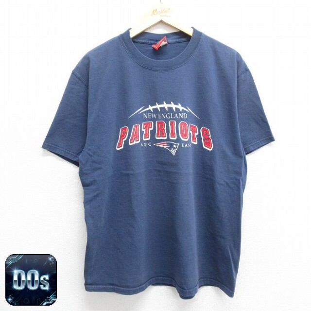 【50%OFF】00s 半袖Tシャツ ニューイングランドペイトリオッツ ネイビー XL | 古着