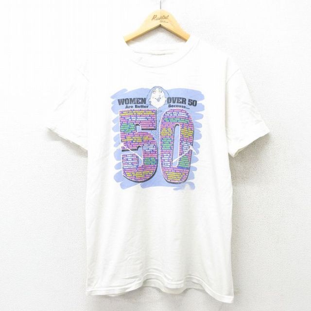 90s 半袖Tシャツ ホワイト L | 古着