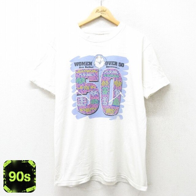 90s 半袖Tシャツ ホワイト L | 古着