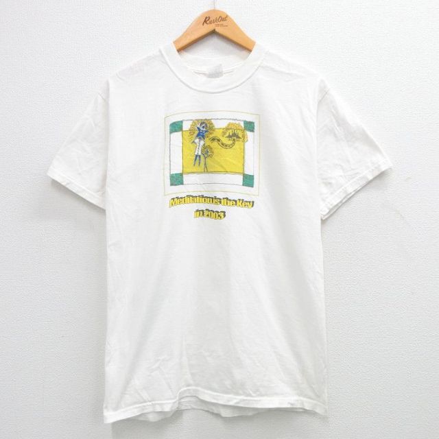 00s 半袖Tシャツ 星 ホワイト M | 古着