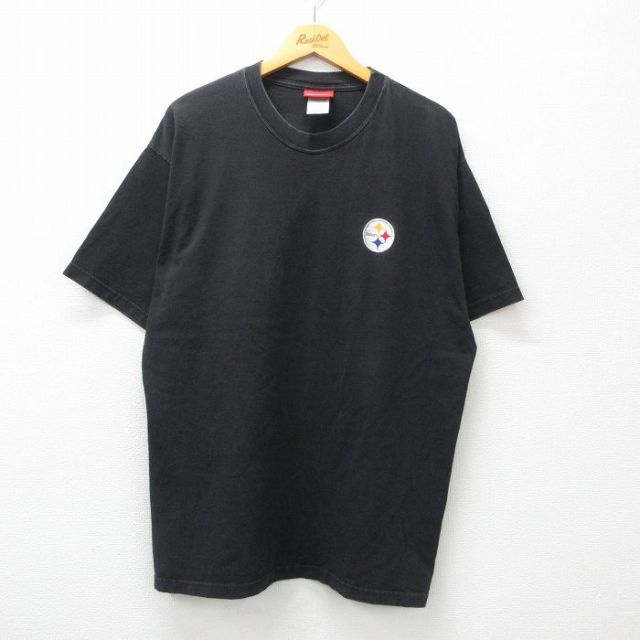 リーボック 00s 半袖Tシャツ ピッツバーグスティーラーズ ブラック XL | 古着