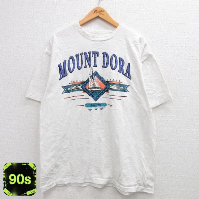 【50%OFF】90s 半袖Tシャツ MOUNTDORA ホワイト XL | 古着