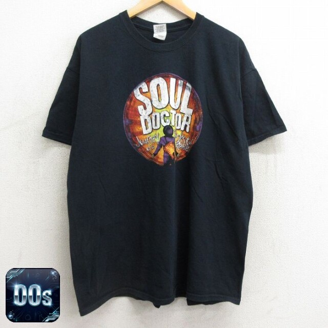 【50%OFF】00s 半袖Tシャツ SOUL DOCTOR ブラック XL | 古着