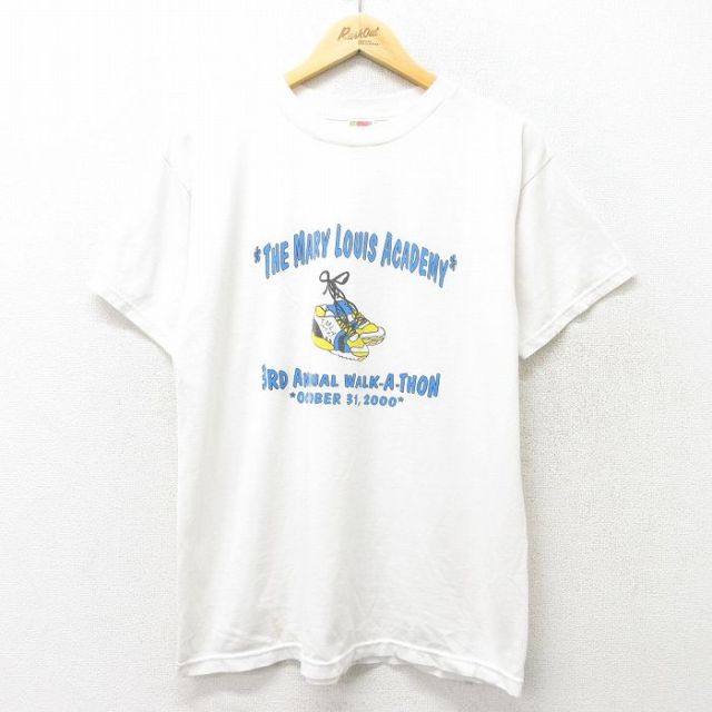 フルーツオブザルーム 00s 半袖Tシャツ スニーカー ホワイト L | 古着