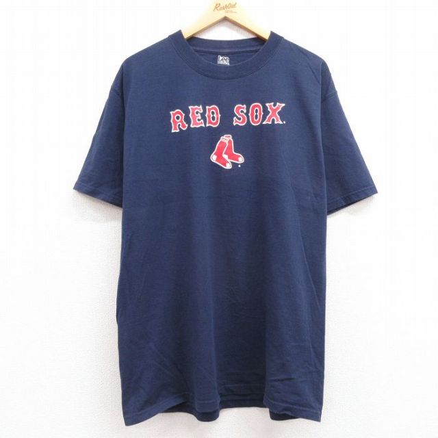 リー 00s 半袖Tシャツ ボストンレッドソックス ネイビー XL | 古着
