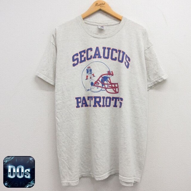 リーボック 00s 半袖Tシャツ シコーカスペイトリオッツ グレー XL | 古着