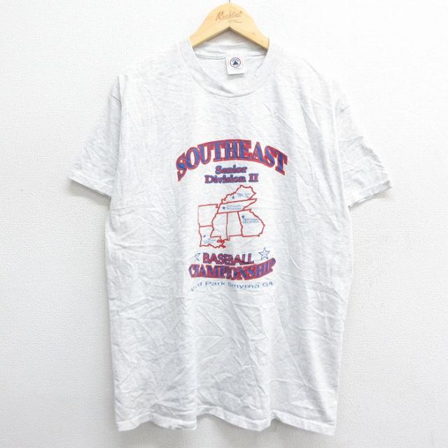 90s 半袖Tシャツ 野球 グレー XL | 古着