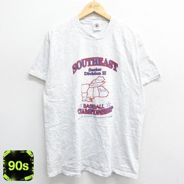 【50%OFF】90s 半袖Tシャツ 野球 グレー XL | 古着