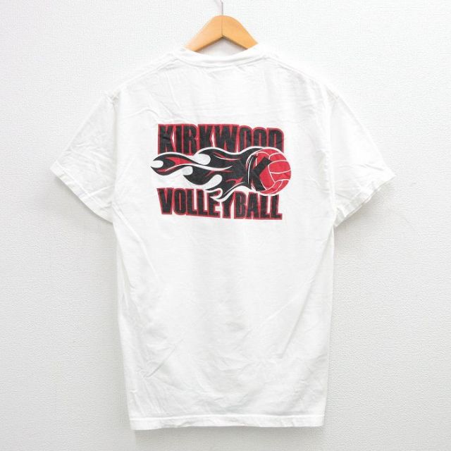 【50%OFF】ヘインズ 00s 半袖Tシャツ バレーボール ホワイト M | 古着