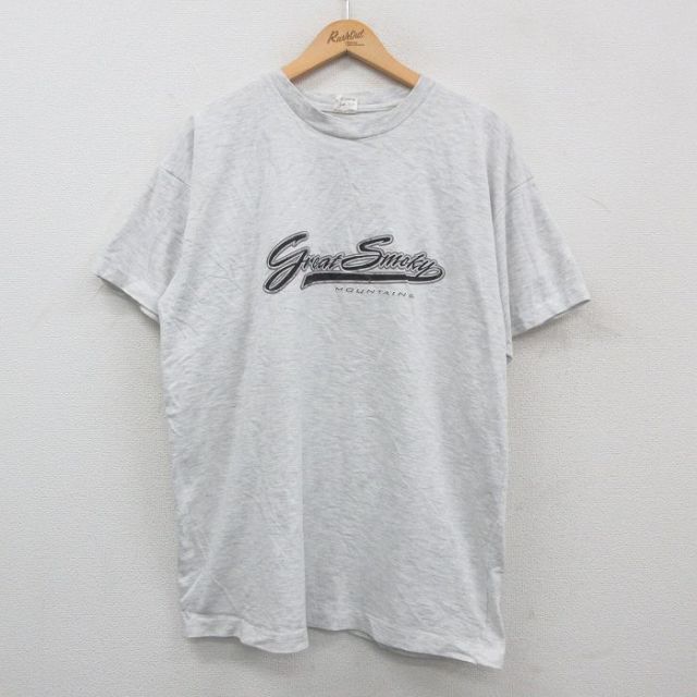 00s 半袖Tシャツ グレートスモーキーマウンテンズ グレー XL | 古着