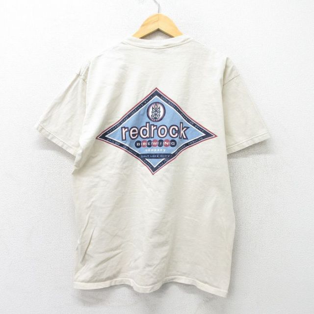 90s 半袖Tシャツ redrock ベージュ L | 古着