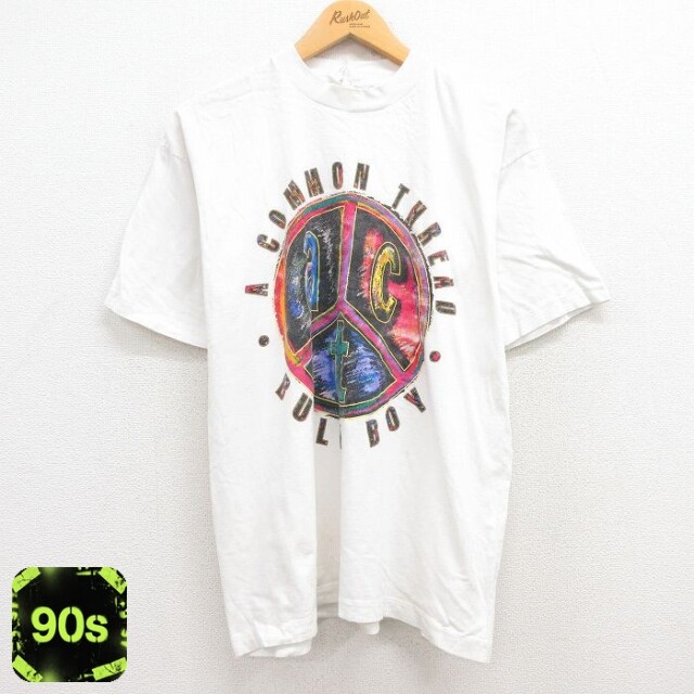 ビューグルボーイ 90s 半袖Tシャツ act ホワイト L | 古着