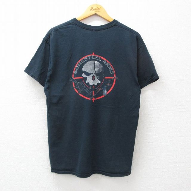 00s 半袖Tシャツ スカル ブラック XL | 古着