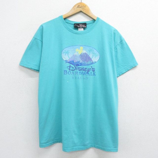 90s 半袖Tシャツ ディズニー ライトブルー XL | 古着