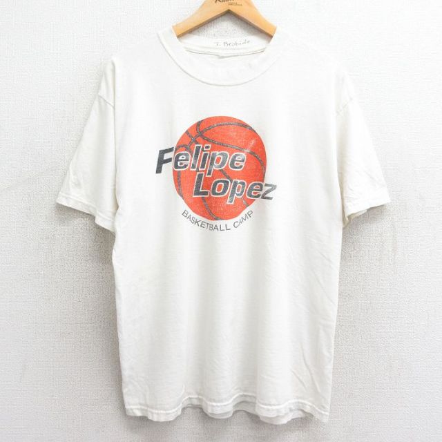 00s 半袖Tシャツ バスケットボール ホワイト XL | 古着