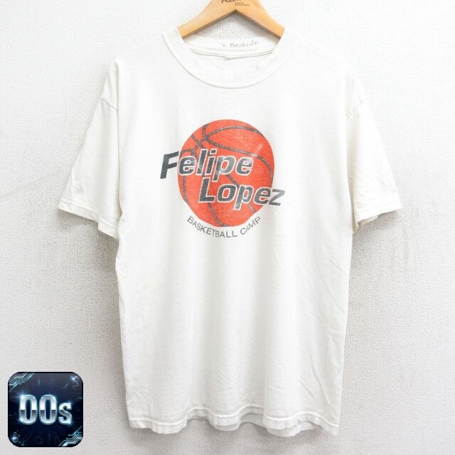 00s 半袖Tシャツ バスケットボール ホワイト XL | 古着