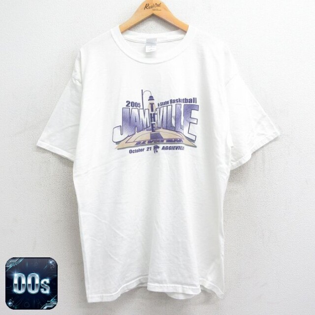 00s 半袖Tシャツ カンザスステイトワイルドキャッツ ホワイト XL | 古着