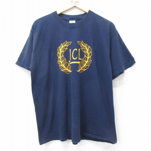 00s 半袖Tシャツ JCL ネイビー XL | 古着