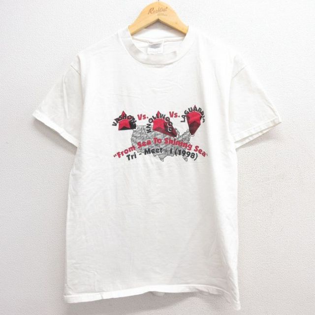 ヘインズ 00s 半袖Tシャツ VASHON KNOLLWOOD ホワイト L | 古着