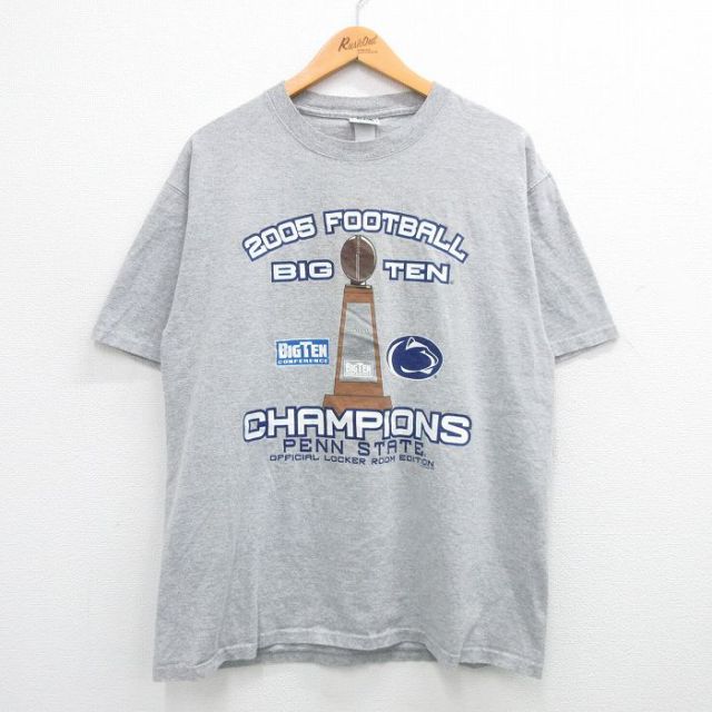 リー 00s 半袖Tシャツ フットボール グレー XL | 古着