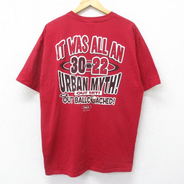 00s 半袖Tシャツ フロリダアメフト バーガンディ XL | 古着