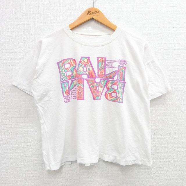 90s 半袖Tシャツ バリ ホワイト XL | 古着