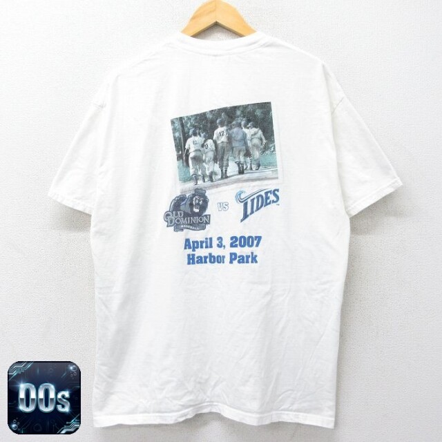 ヘインズ 00s 半袖Tシャツ 野球 ホワイト XL | 古着