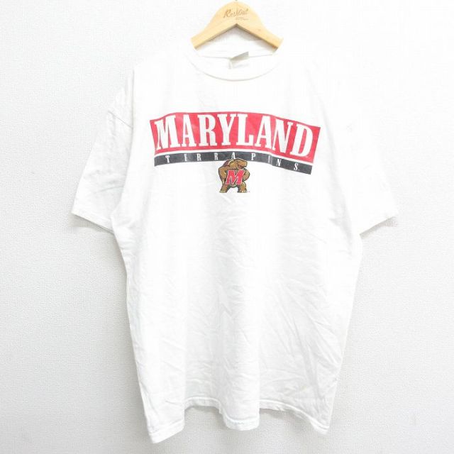00s 半袖Tシャツ メリーランドテラピンズ ホワイト XL | 古着