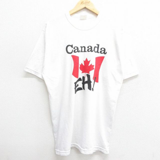 古着通販 XL☆古着 半袖 ビンテージ Tシャツ メンズ 00年代 00s カナダ 