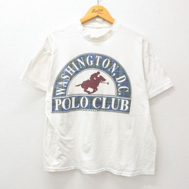 90s 半袖Tシャツ ワシントンDC ホワイト XL | 古着