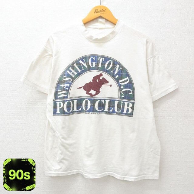 90s 半袖Tシャツ ワシントンDC ホワイト XL | 古着