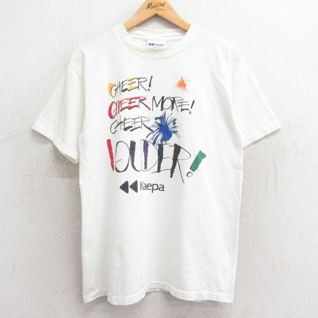 Kaepa 90s 半袖Tシャツ CEER ホワイト L | 古着