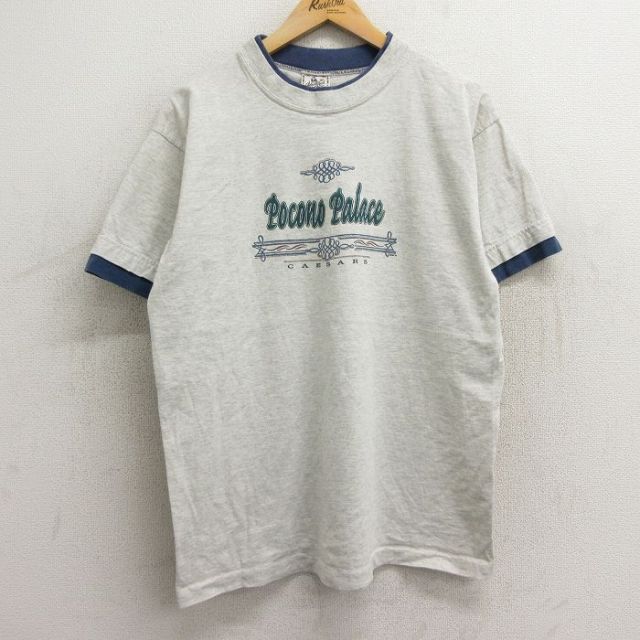 ポコノ 90s 半袖Tシャツ 霜降り グレー L | 古着