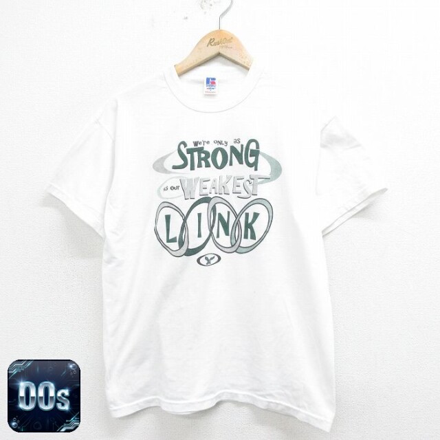 ラッセル 00s 半袖Tシャツ LINK ホワイト L | 古着