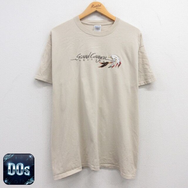 00s 半袖Tシャツ グランドキャニオン ベージュ XL | 古着