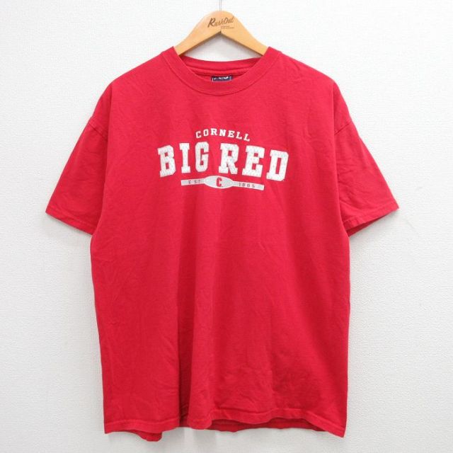 00s 半袖Tシャツ BIGRED レッド XL | 古着