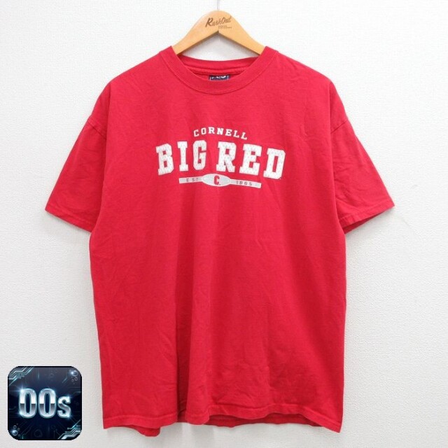 00s 半袖Tシャツ BIGRED レッド XL | 古着