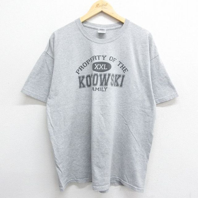 00s 半袖Tシャツ KOTOWSKI グレー霜降り XL | 古着