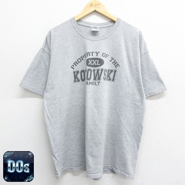 00s 半袖Tシャツ KOTOWSKI グレー霜降り XL | 古着