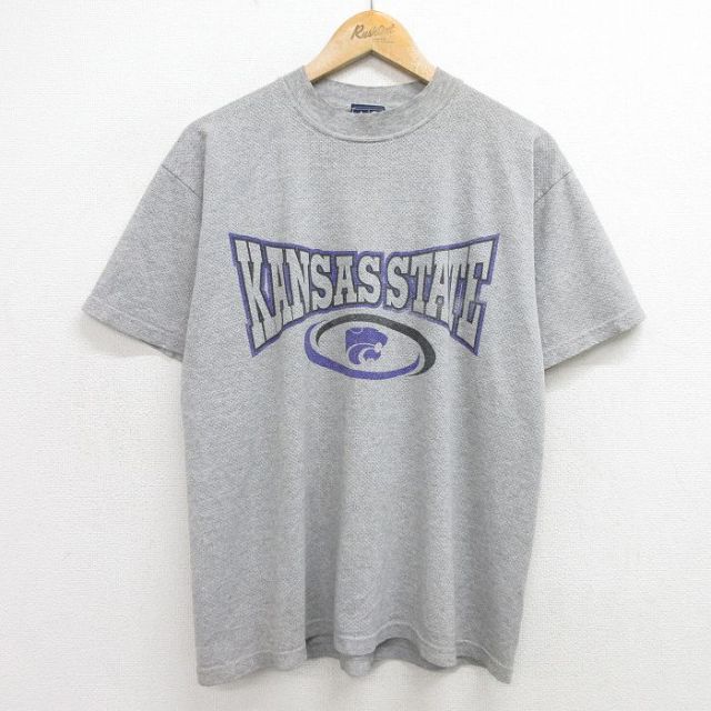 00s 半袖Tシャツ メッシュ地 グレー L | 古着