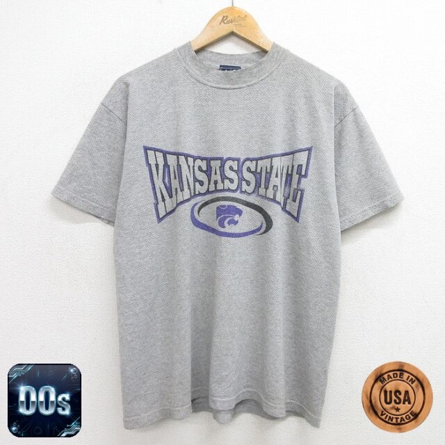 00s 半袖Tシャツ メッシュ地 グレー L | 古着