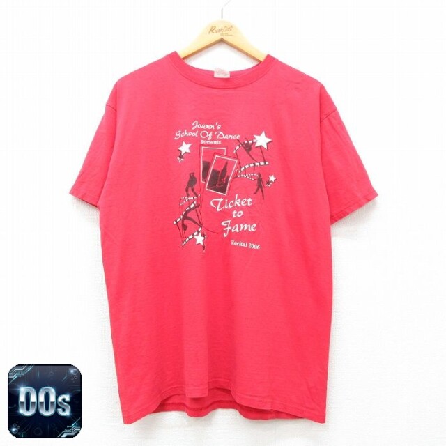 00s 半袖Tシャツ ダンススクール レッド L | 古着