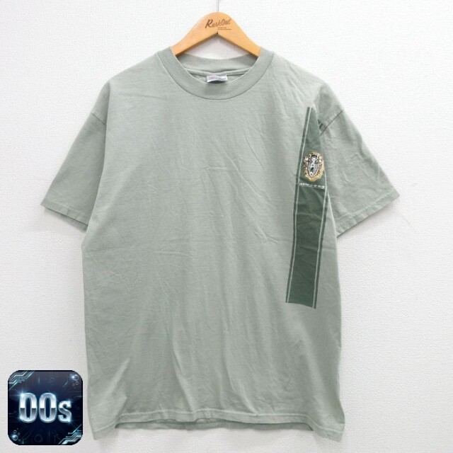 ヘインズ 00s 半袖Tシャツ musser グリーン L | 古着