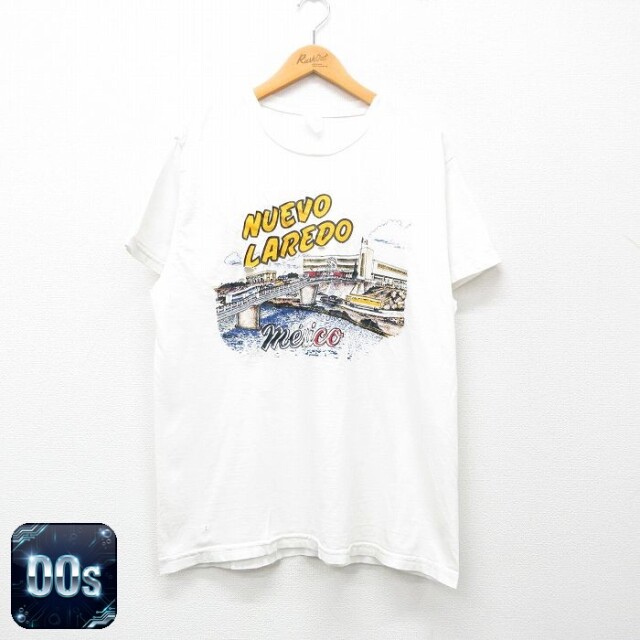 00s 半袖Tシャツ NUEVO LAREDO ホワイト L | 古着