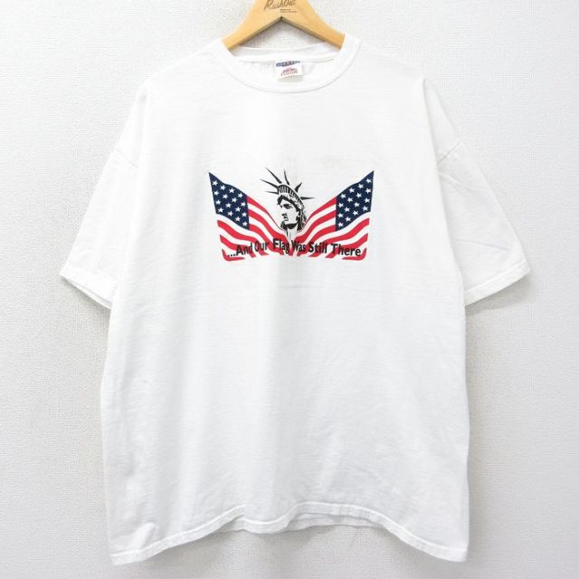 ジャージーズ 00s 半袖Tシャツ 自由の女神 ホワイト XL | 古着