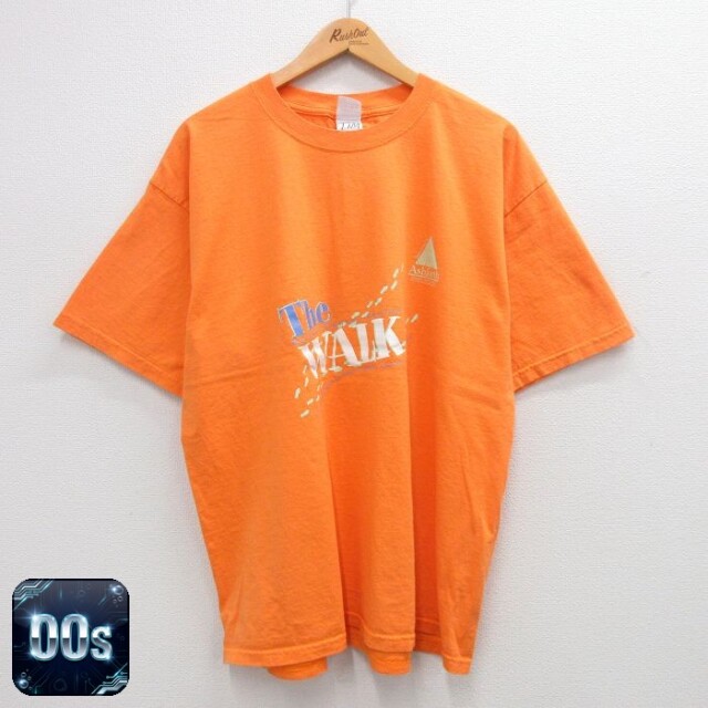 00s 半袖Tシャツ THE WALK オレンジ XL | 古着