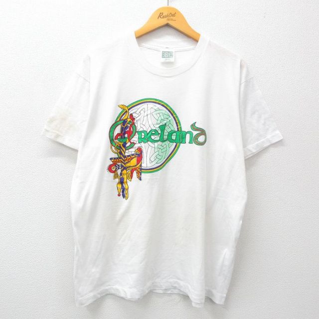 90s 半袖Tシャツ IReLand ホワイト XL | 古着
